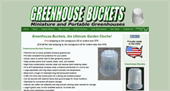 Desktop Screenshot of greenhousebuckets.com
