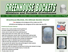 Tablet Screenshot of greenhousebuckets.com